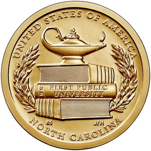 2021 1-dollar - D - North Carolina reverse